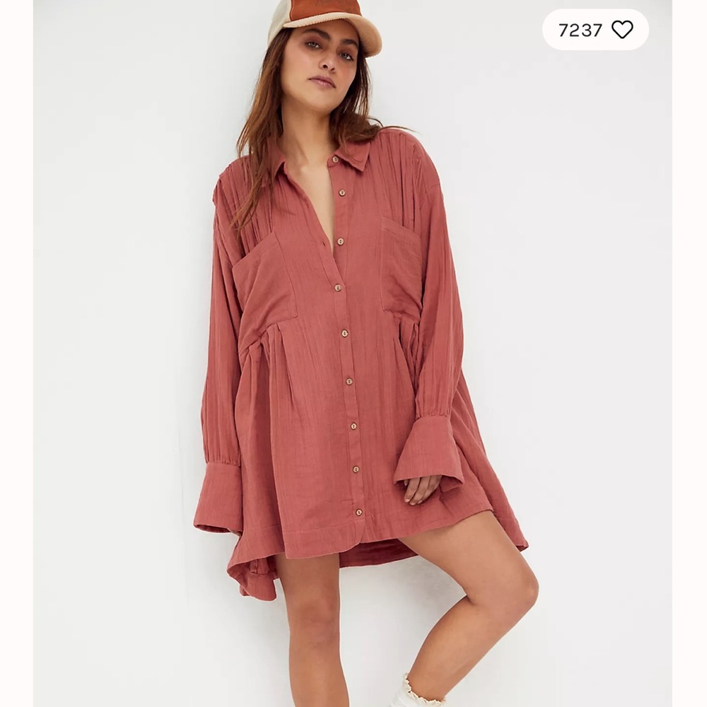 Free People Voyager shirt dress